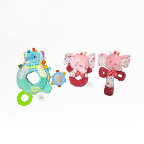 JoySpark Toys Baby Teething Toys with Multi-Sensory Rattle Baby Toys 0-3-6-12 Months